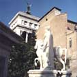 Castorstatue am Piazza del Campidoglio